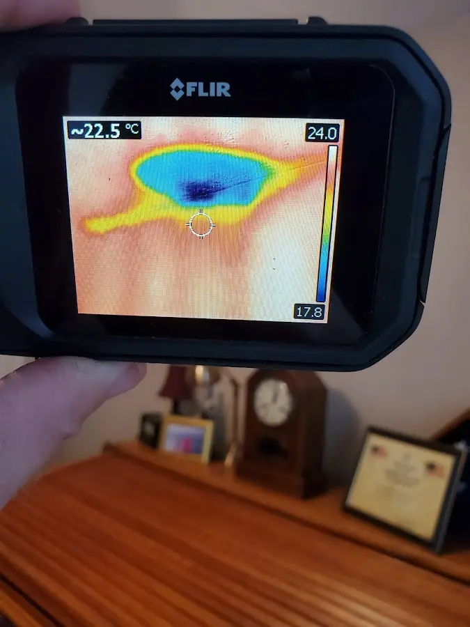 Thermal imaging inspection for water damage in Fair Lawn